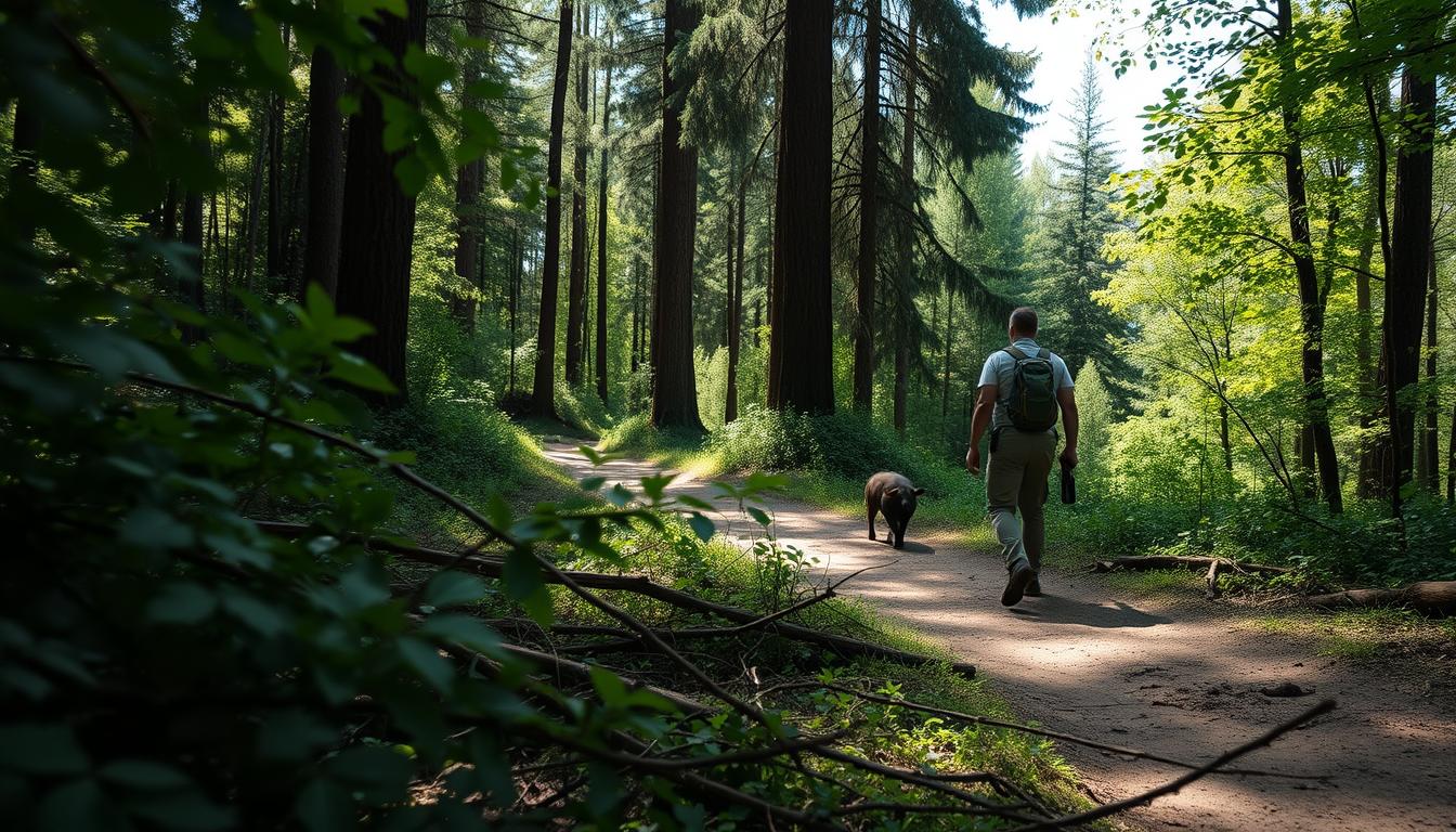 Jak odstraszyć dziki na spacerze
