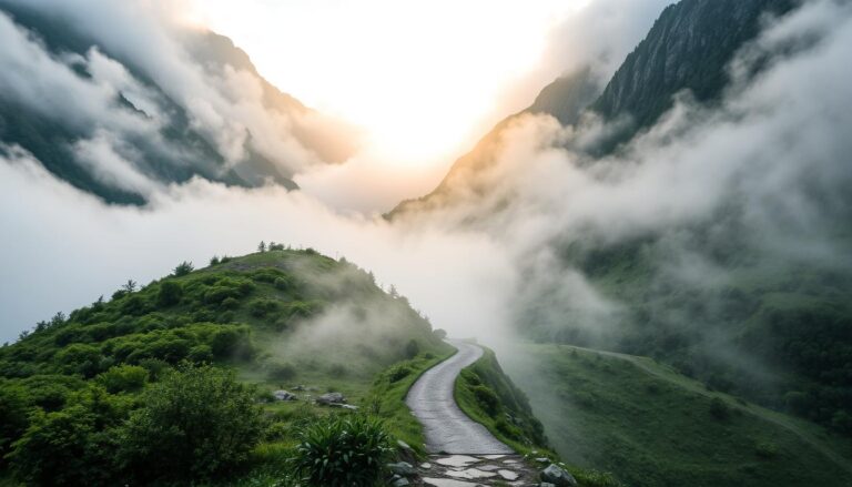 Kotlina Kłodzka spacer w chmurach