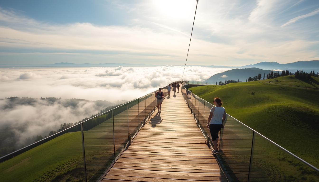 Spacer w chmurach Czechy