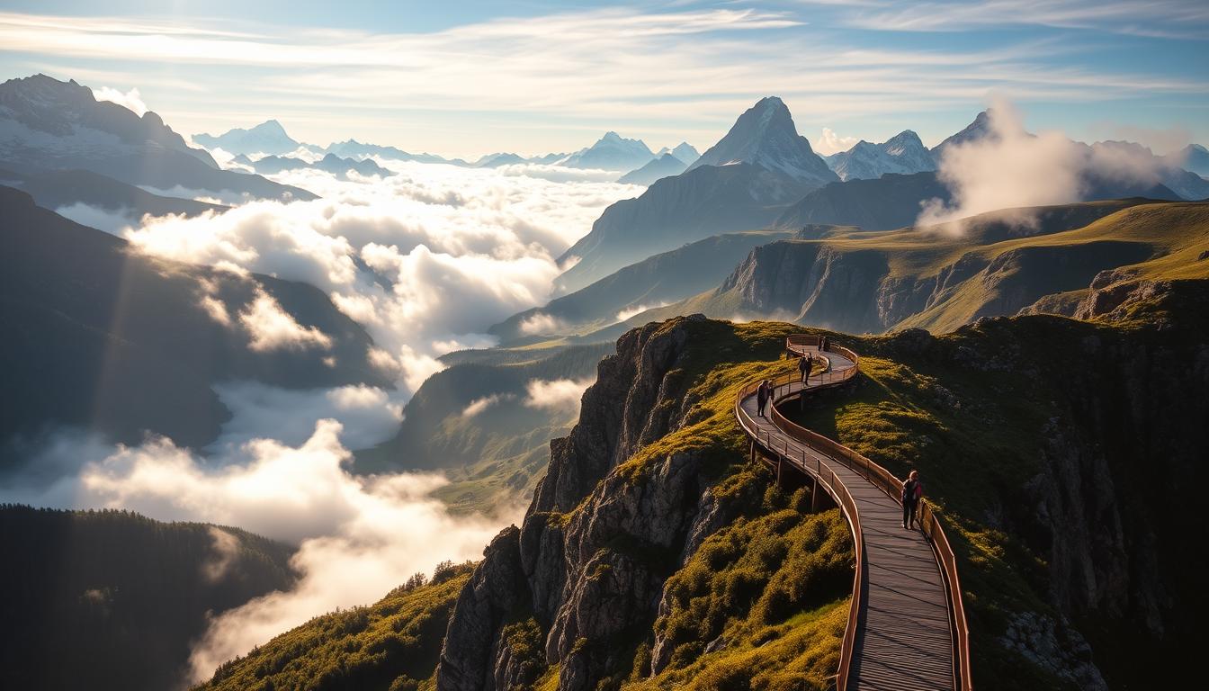 Spacer w chmurach Słowacja