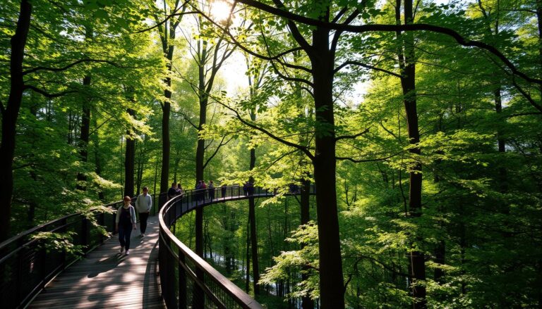 Spacer w koronach drzew Czechy