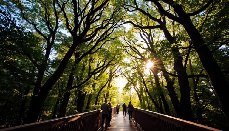 Spacer w koronach drzew Krynica