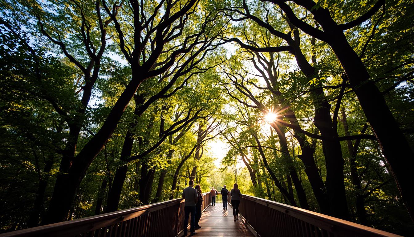 Spacer w koronach drzew Krynica