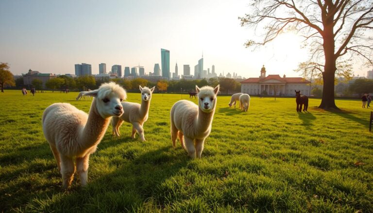 Spacer z alpakami Warszawa