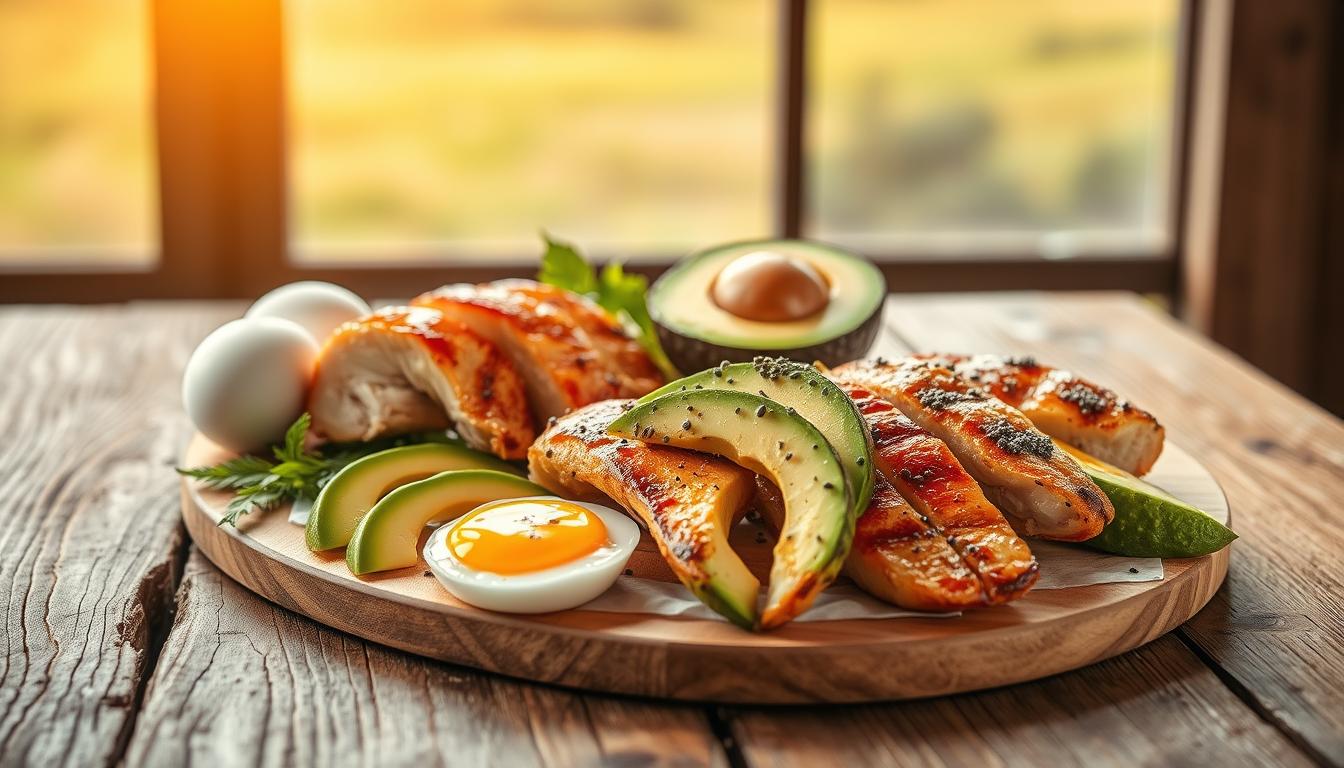 Wysokobiałkowe śniadanie na redukcji